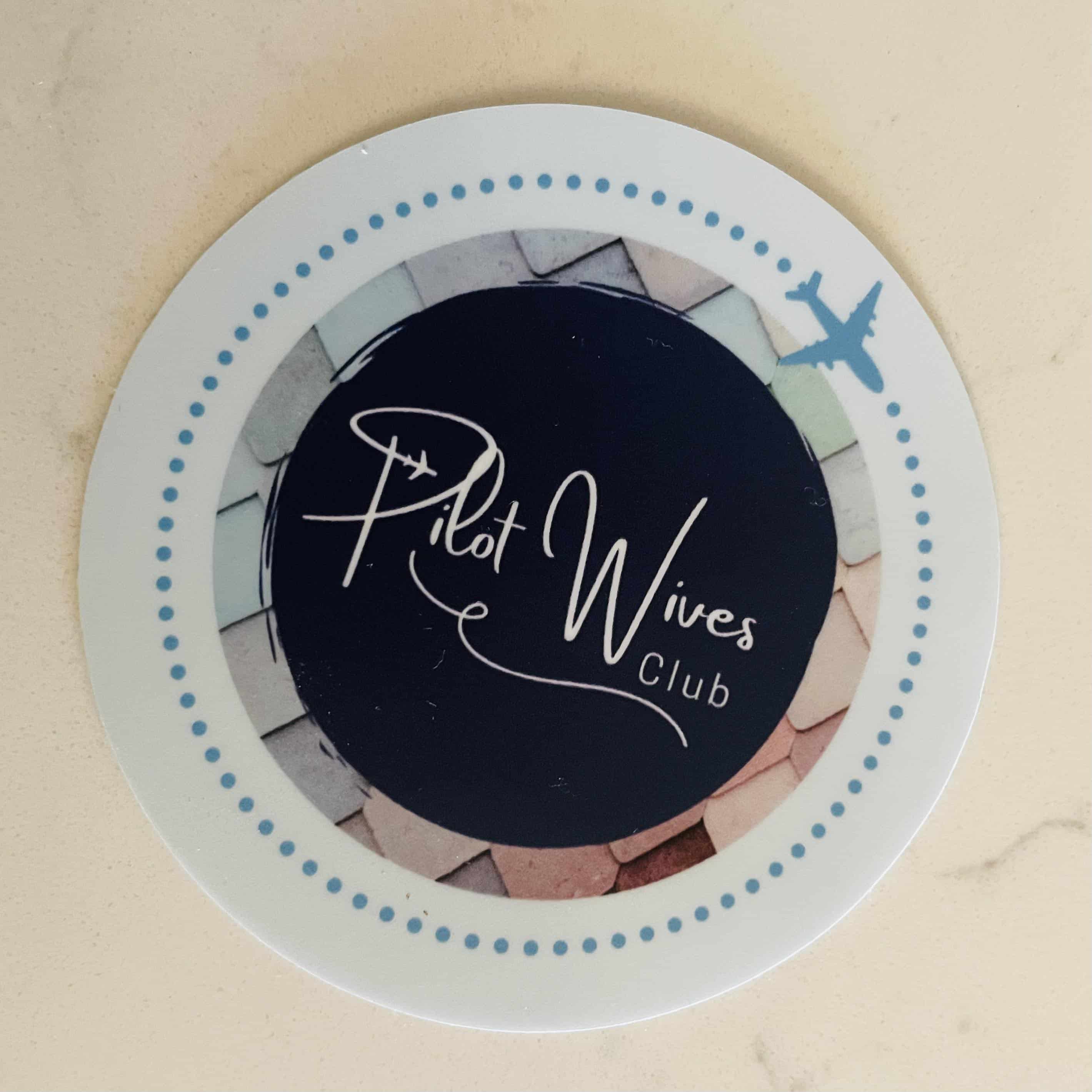 Pilot Wives Club Sticker