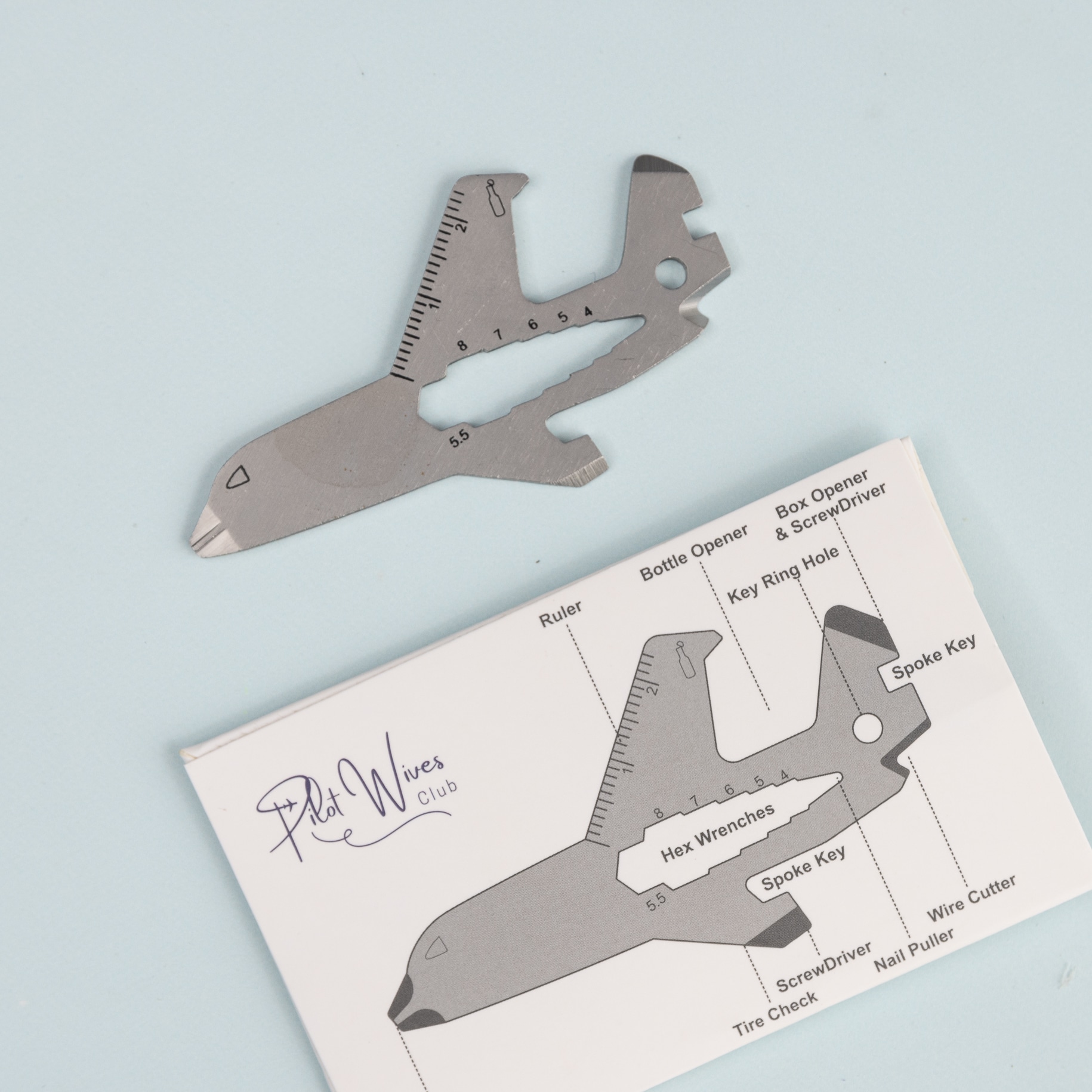 Airplane Pocket Multitool