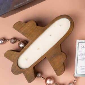 Dough Bowl Airplane Candle