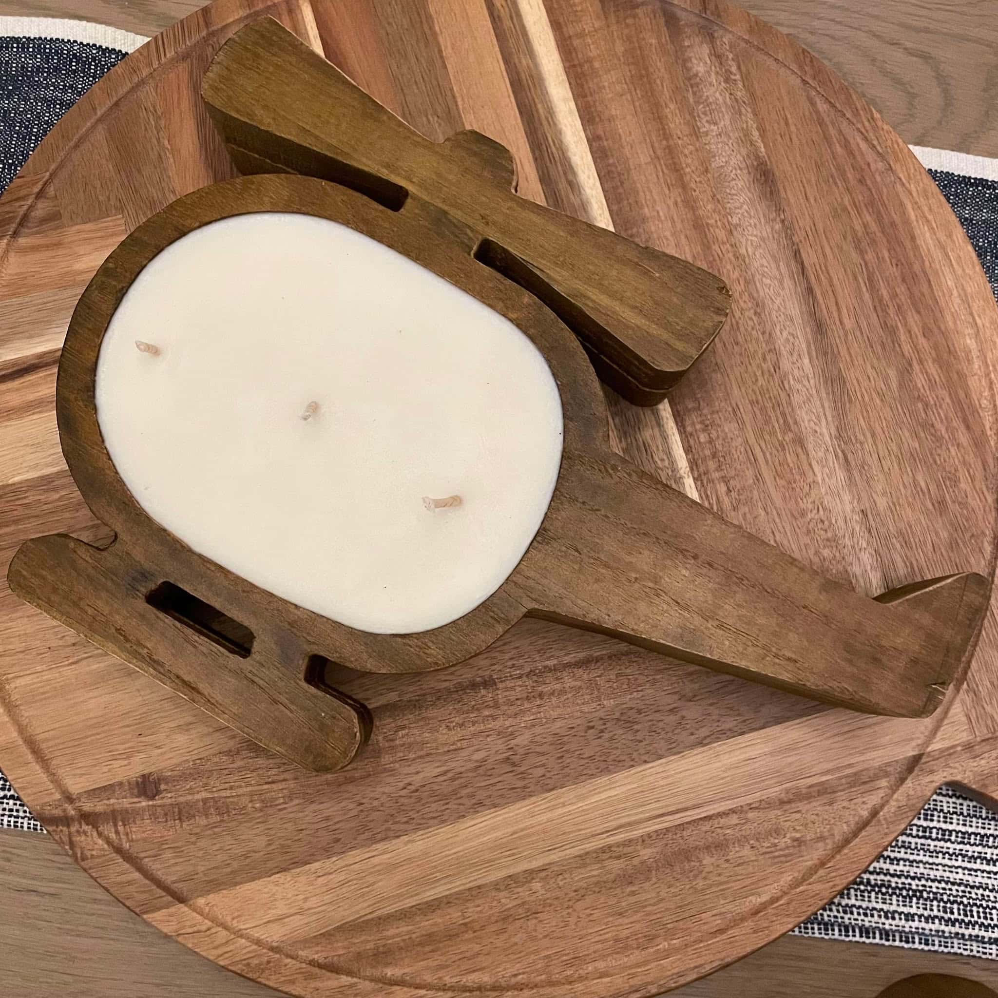 Dough Bowl Helicopter Candle