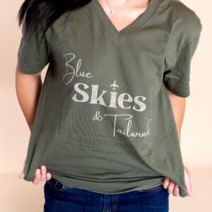 Blue Skies and Tailwind Tee