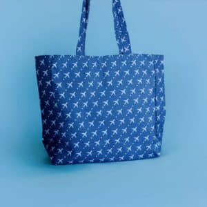 Navy Canvas Tote Bag